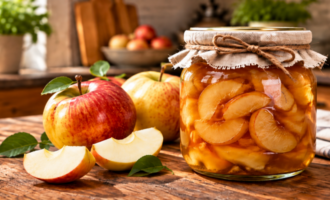 Яблочное варенье дольками