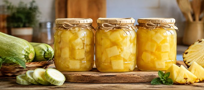 Кабачки как ананасы на зиму
